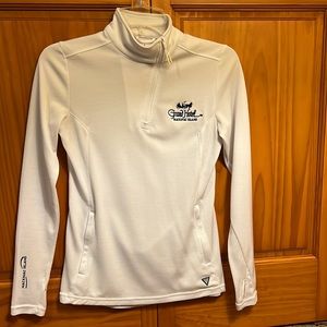 Golf Pullover, Mackinac Island Grand Hotel, quarter zip. Size XS.